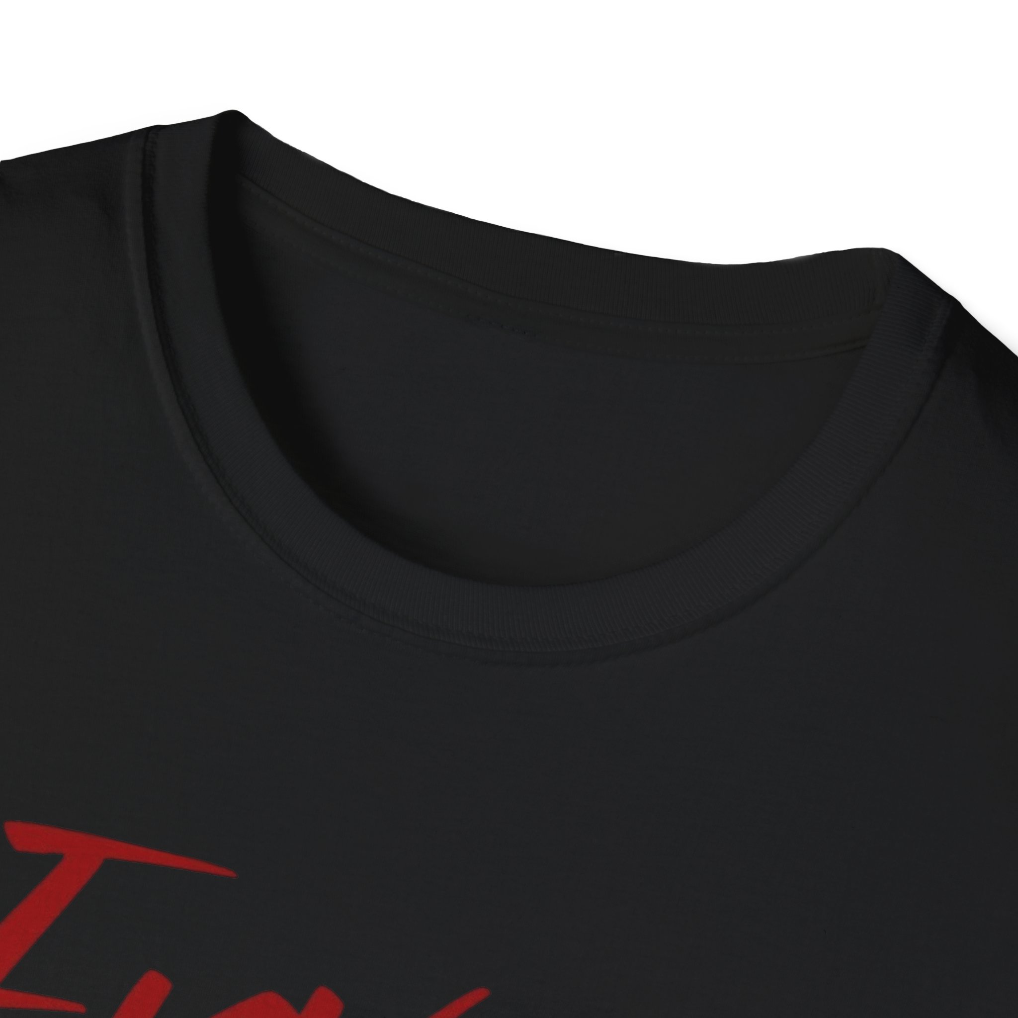 Ewess Script Logo T-Shirt | Red Handwritten Typography Tee - Image 7