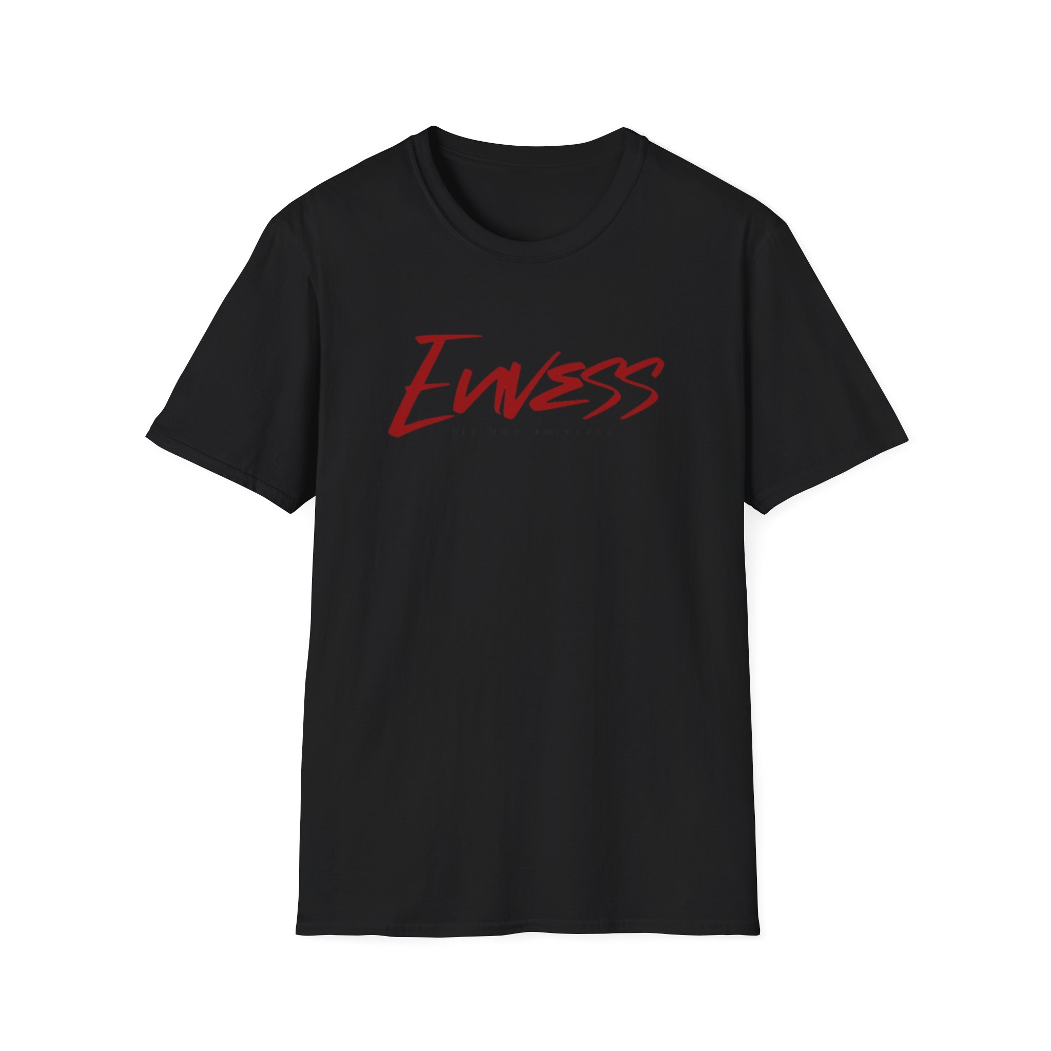 Ewess Script Logo T-Shirt | Red Handwritten Typography Tee - Image 5